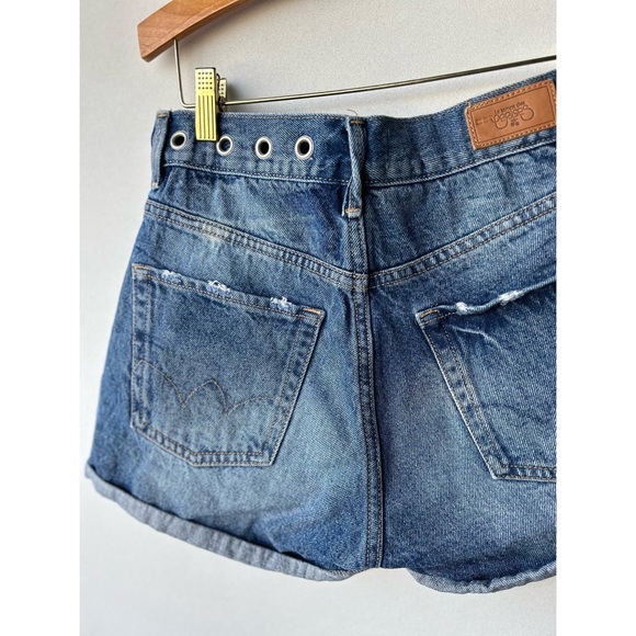Le Temps Des Cerises vintage wash denim jean shorts - Picture 11 of 11